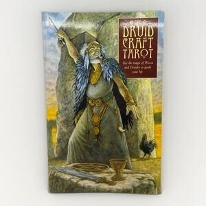 The Druid Craft Tarot Guidebook 2004 Carr-Gomm Worthington Wicca Druidry Pagan